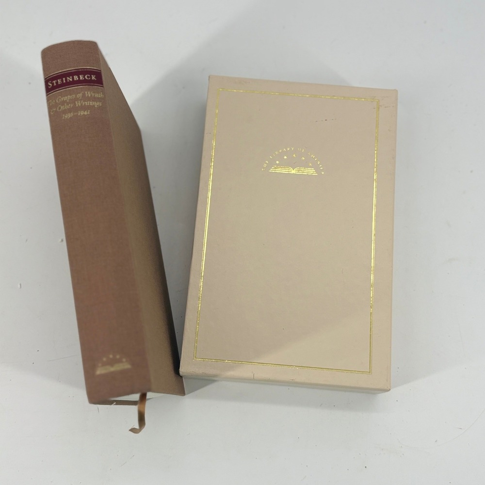 Library of America John Steinbeck The Grapes of Wrath Hardcover Book 1st Edition